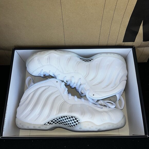 NEW Nike Air Foamposite One Triple White (2025) HJ5195 100 Men Size 10